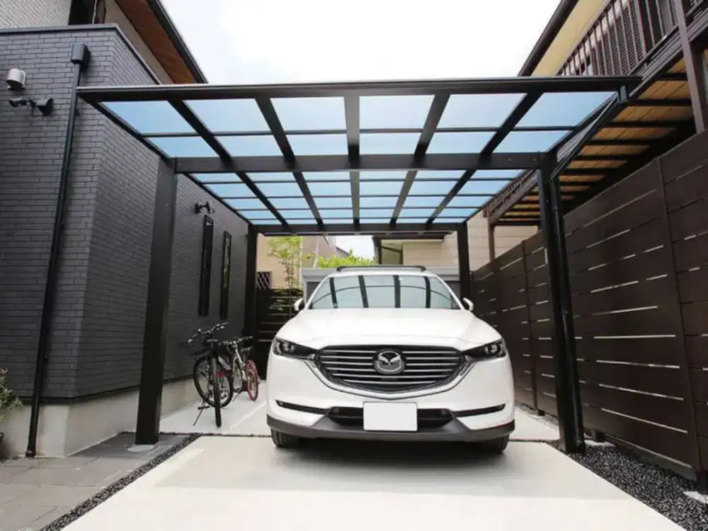 Kanopi kaca kanopi solarflat *07