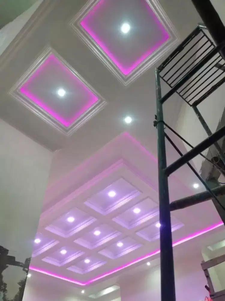 Gypsum, molding gypsum, wallpanel gypsum, flafond PVC, baja ringan