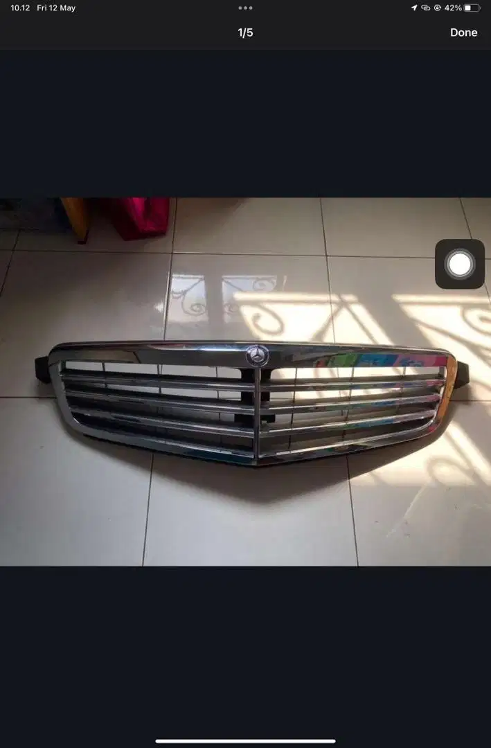 Grill mercedes benz mercy W204 pre facelift 2007-2011 part number