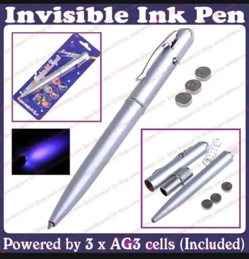 Invisible Ink Pen