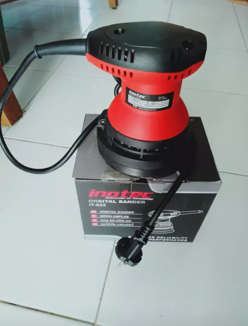 (rumah teknik jogja) mesin orbital sander, INOTEC, kuat, handal