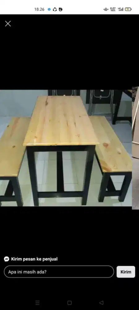 Meja kursi cafe warung