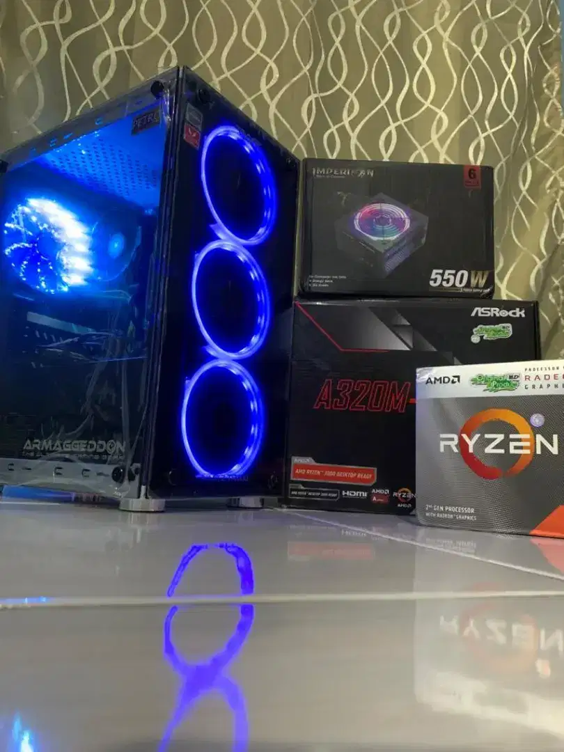 PC CPU Komputer Gaming AMD Ryzen 5 5600G Windows 10 pro original