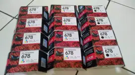 Di cari cartridge bekas tipe hp 678 yang belum di refil