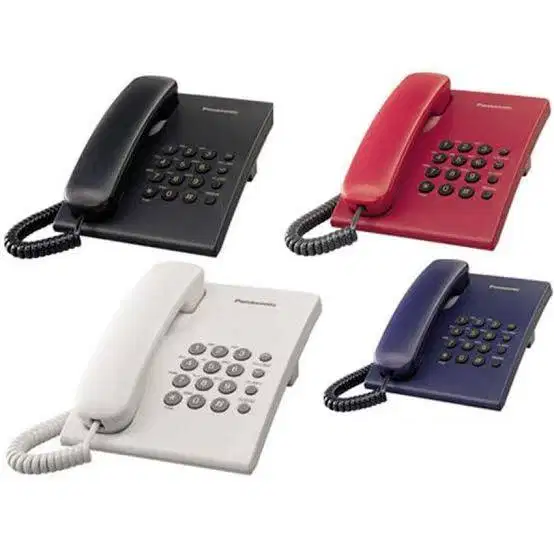 Telepon Telefon Panasonic Single Line Telephone KX Ts505 MX