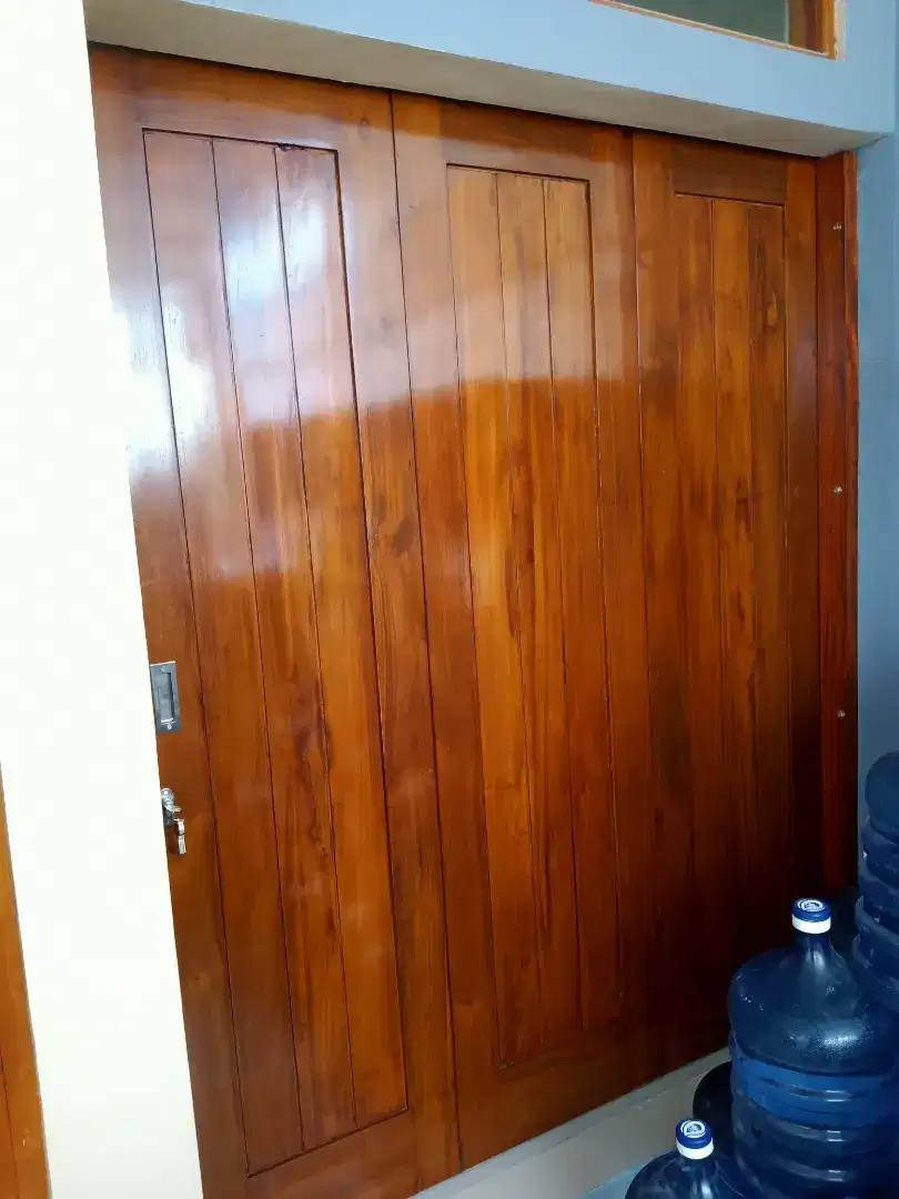 Paket garasi pintu kayu