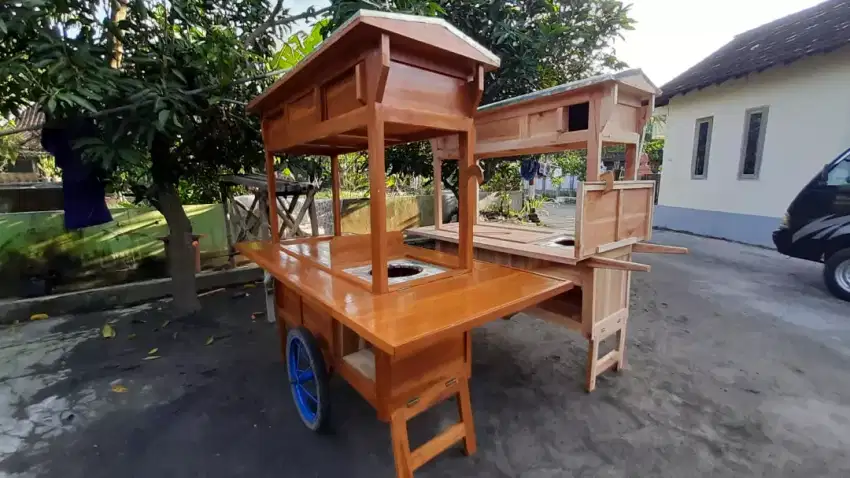 Gerobak angkringan wedangan cod