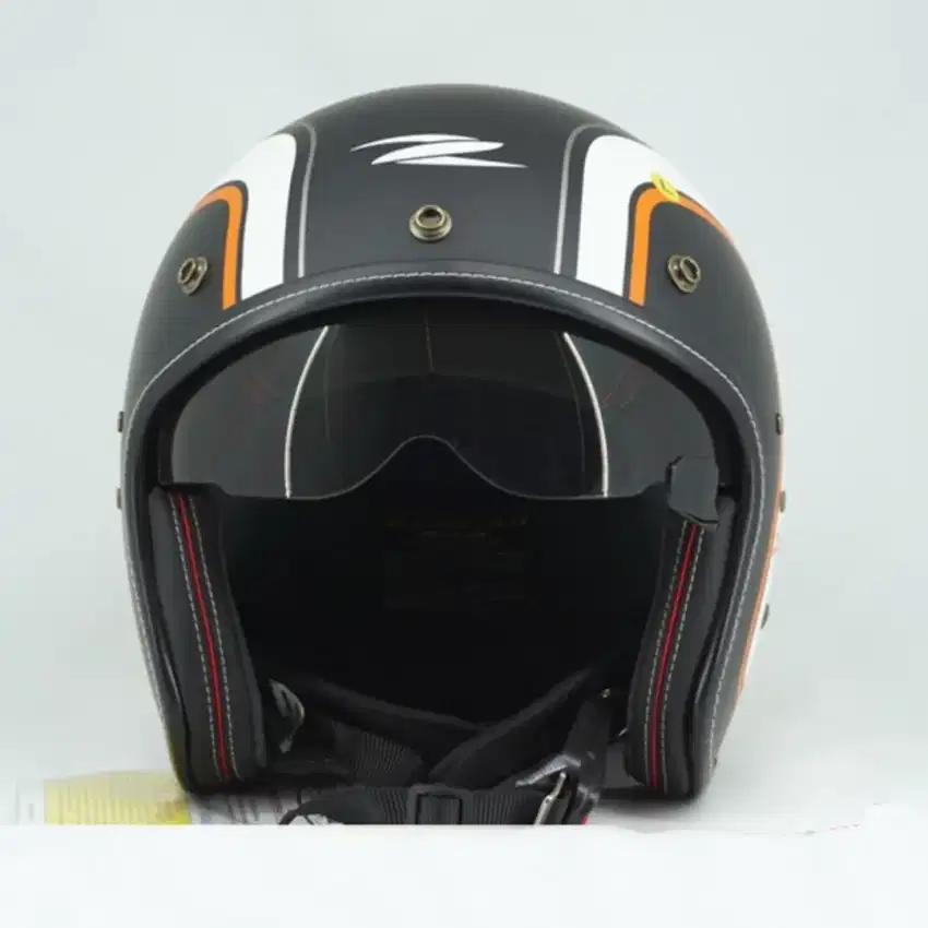 (RARE) New Helm Zeus Orange Black Matt Uk XL