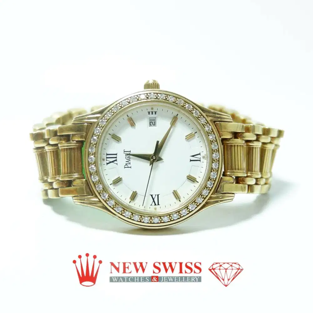 For Sale Piaget 23005M 501D Yellow Gold Bezel Diamond 29mm