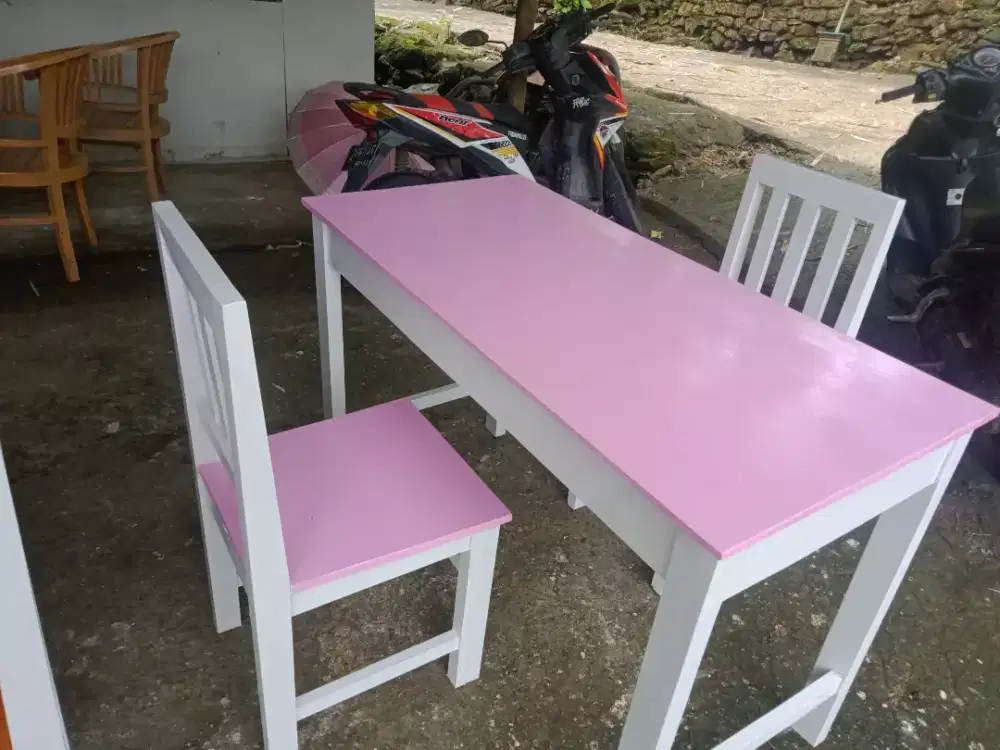 Meja kursi zet resto