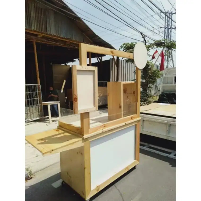 GEROBAK JUALAN | BOOTH  | JATI BELANDA MURAH