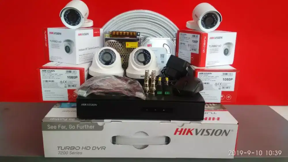Paket kamera cctv.Menerima pemasang instalasi,service,seting online