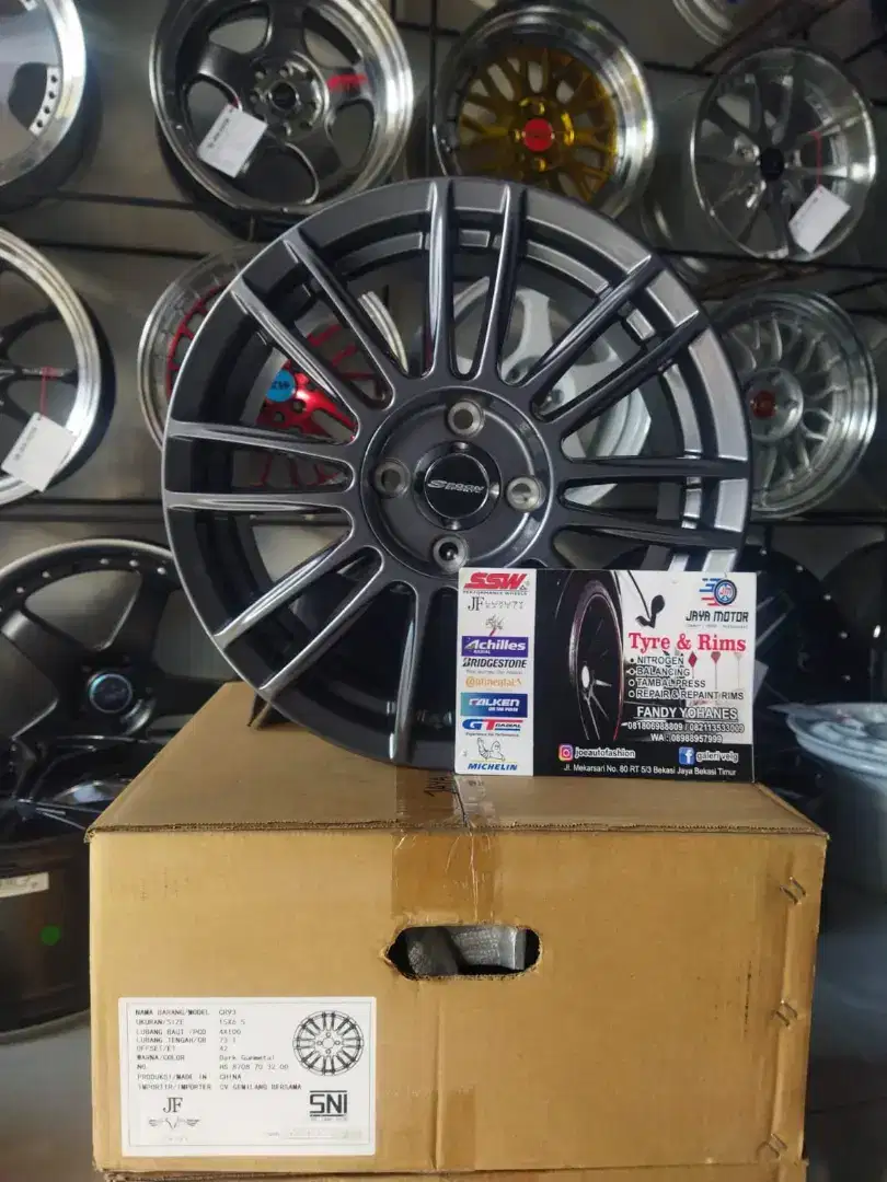 Velg spoon r15 4x100 lbr6,5 et42