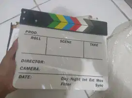 Clapper Board Movie Papan Take Fiber Kamera Dslr Mirrorless