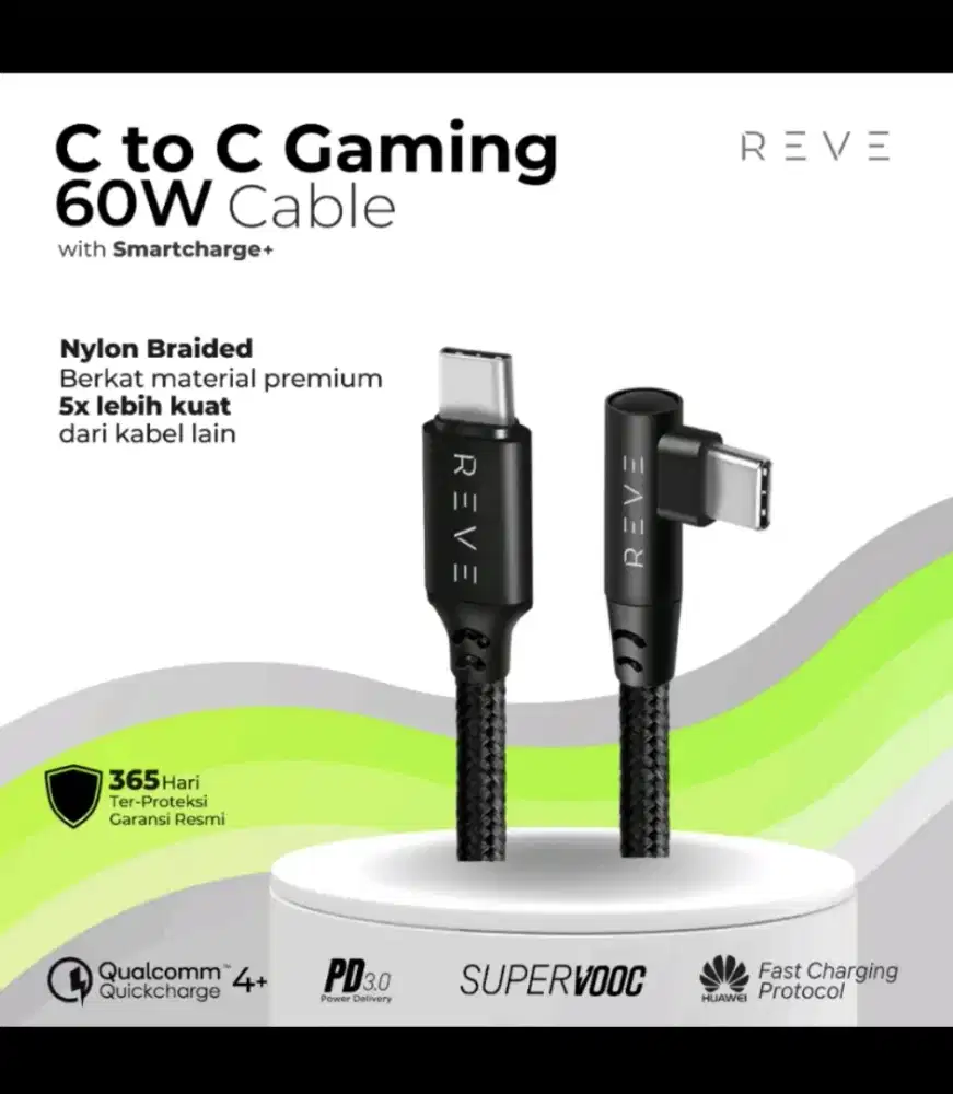 Kabel Data Prolink Pisen Reve PD type C to type C 60W 100W