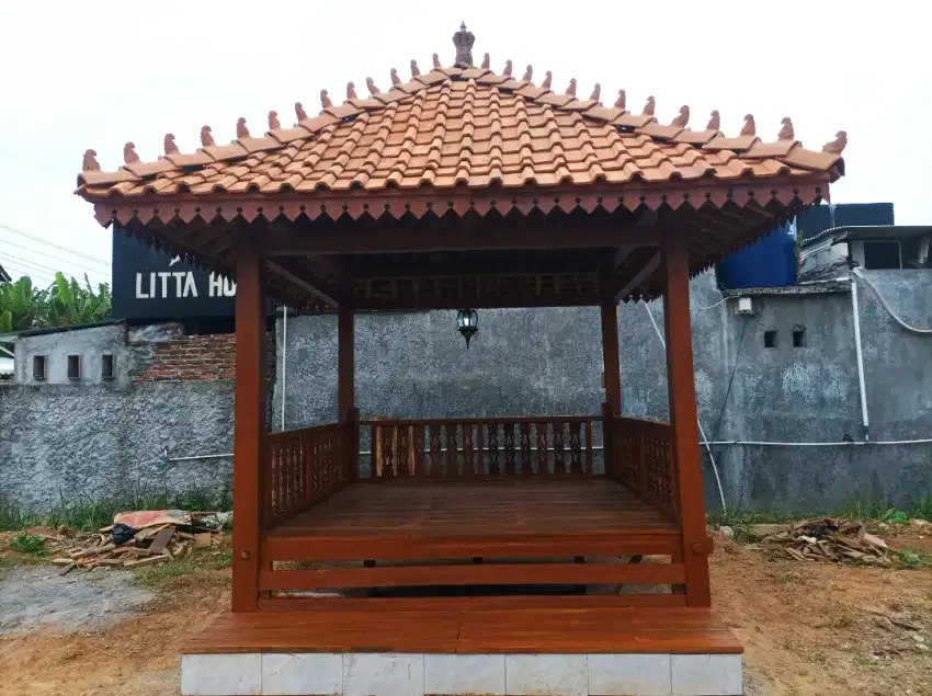 Gazebo kayu nangka