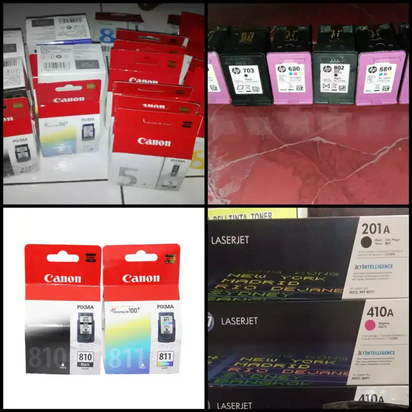 Harga tinggi,dibeli catridge baru/bekas toner,Canon,hp dll