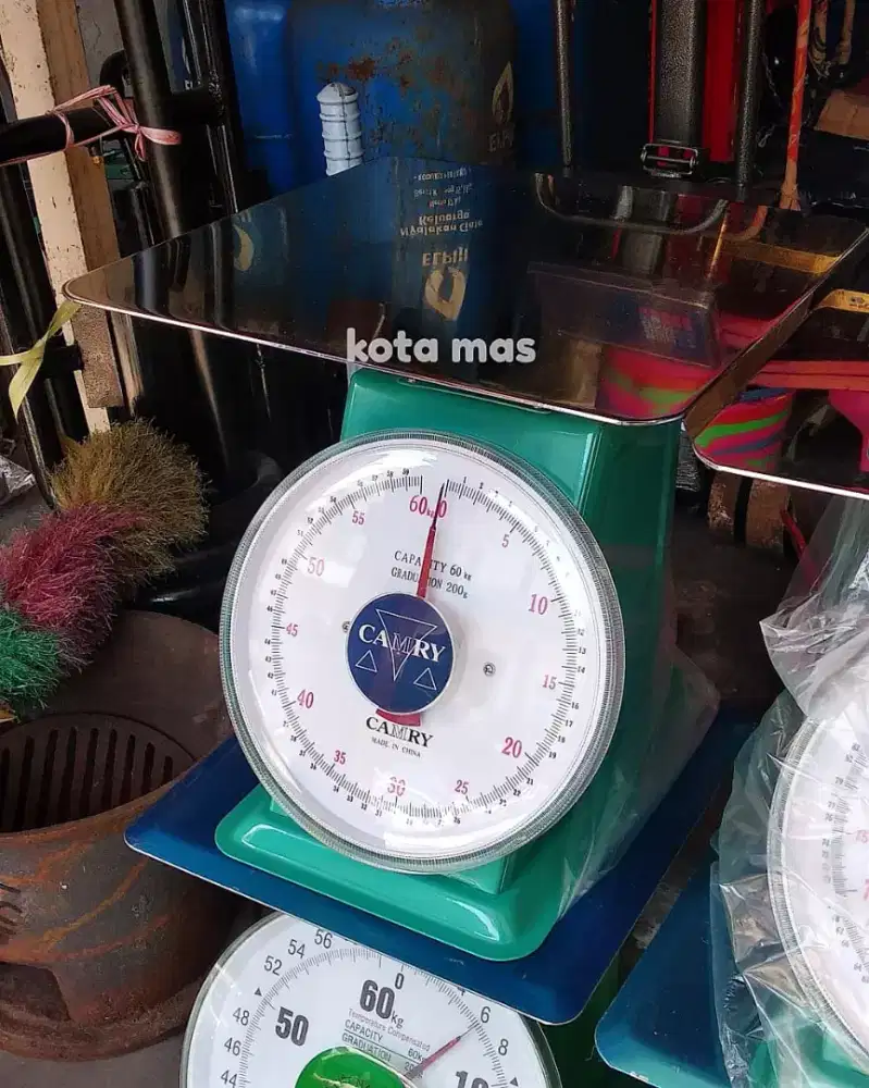 Timbangan Duduk Lantai Jarum 60kg Senssun Murah Baru Bagus