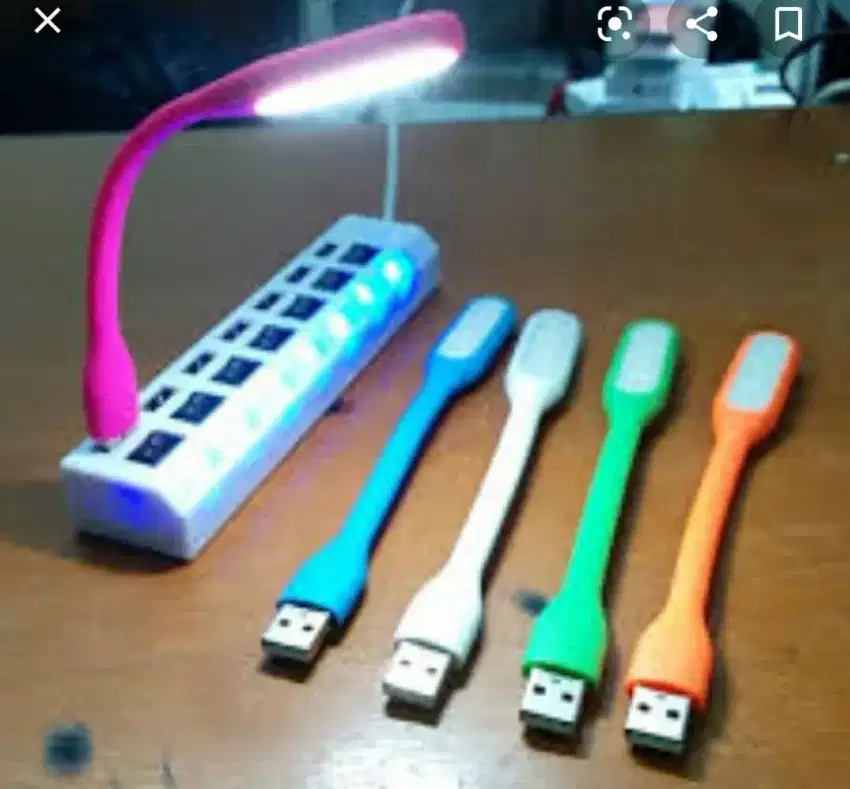 Lampu led usb model sikat murah