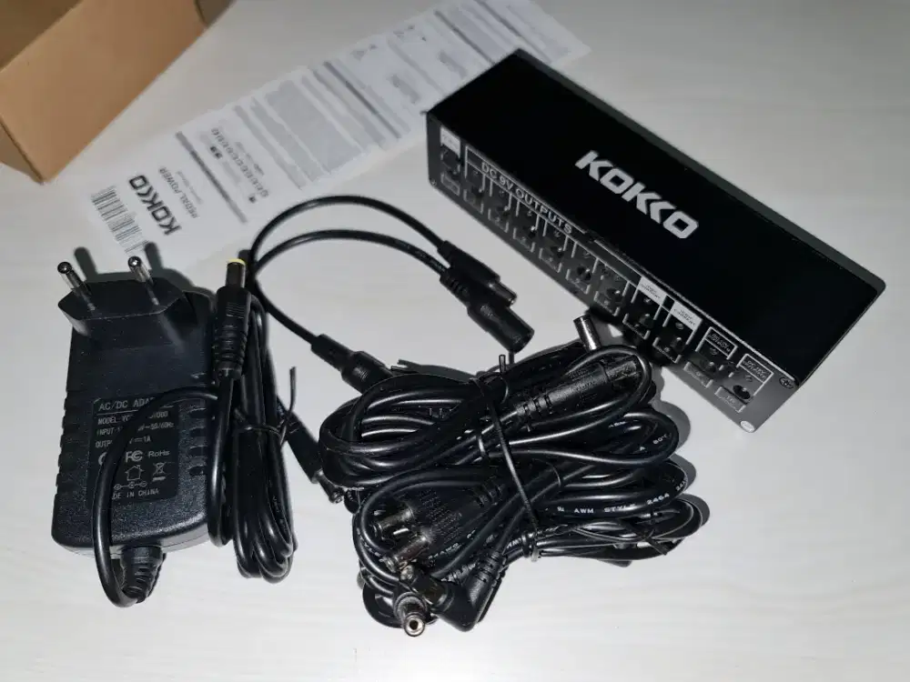 Efek gitar bass Power supply KOKKO Pedal Power
