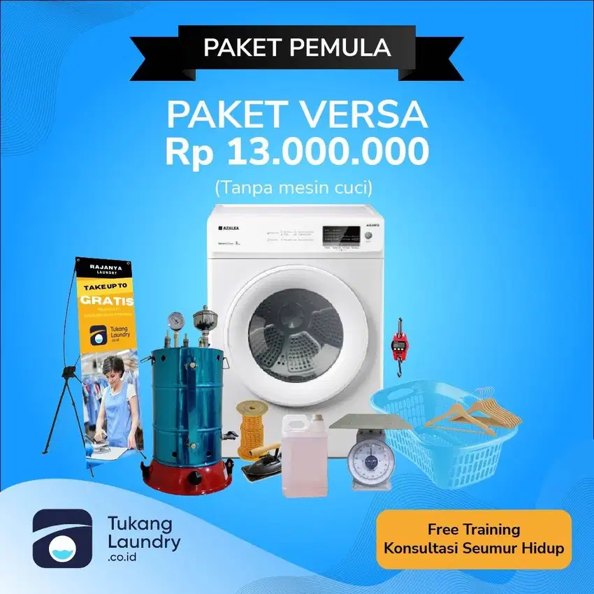 Paket Usaha Laundry PAKET VERSA Termurah