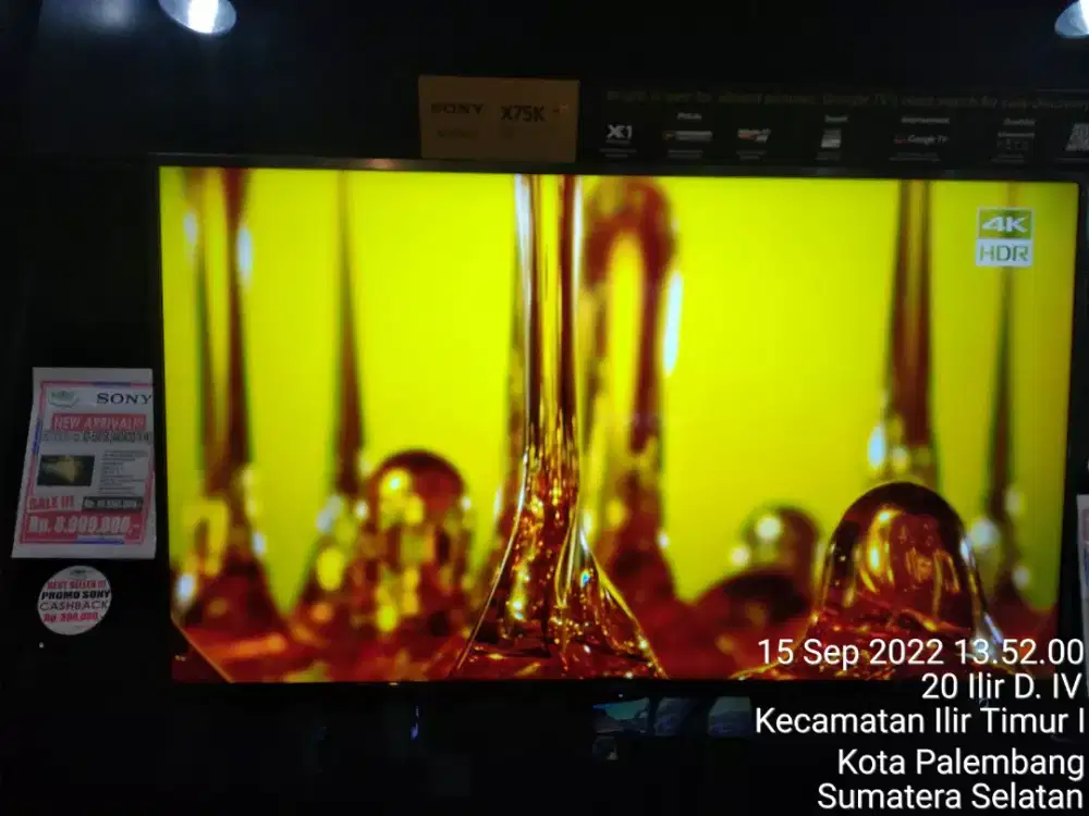 SONY KD-55X75K bravia Google tv