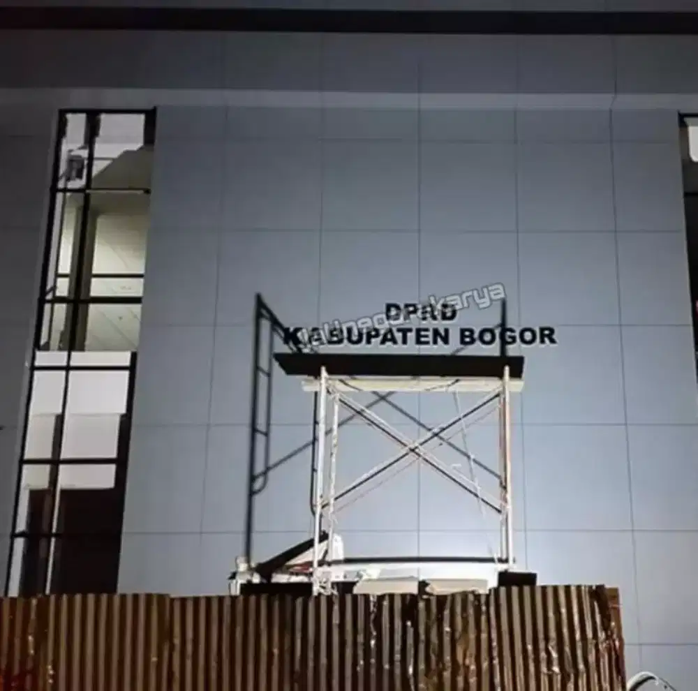 Huruf/Letter Timbul Stenlis & Galvanil