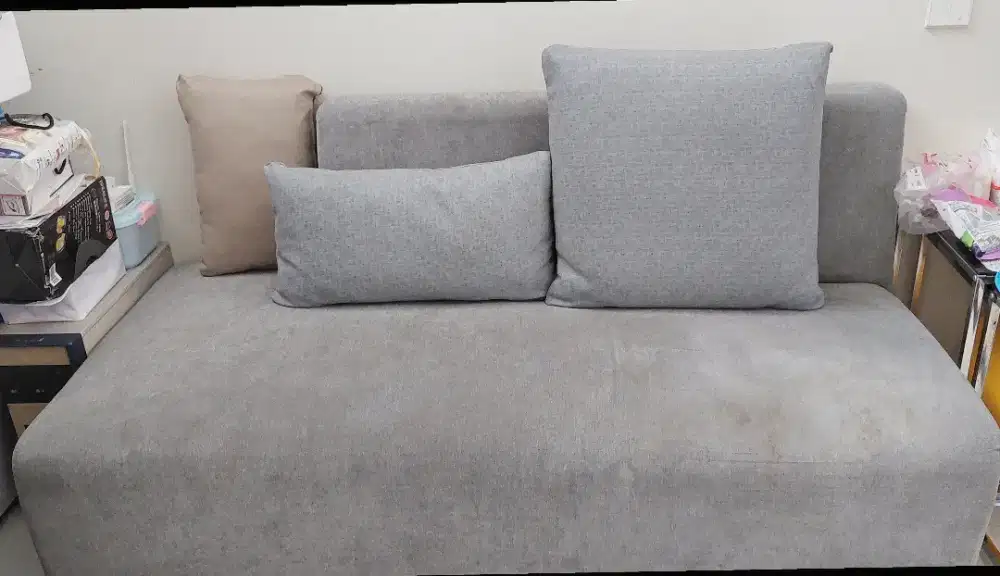 DIJUAL MURAH SOFA SET 3 BANTAL BAGUS 97%