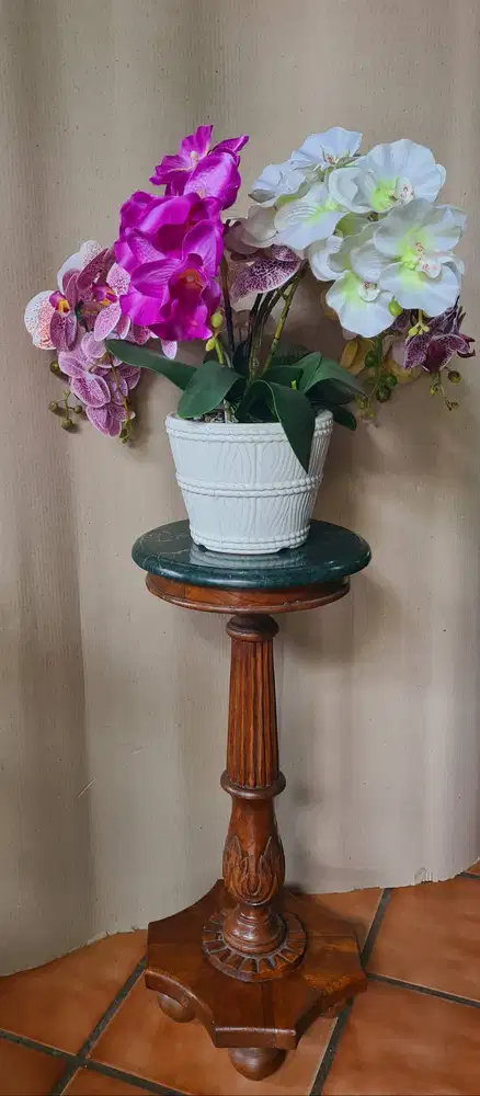 Table lamp marmer hijau dm 30cm