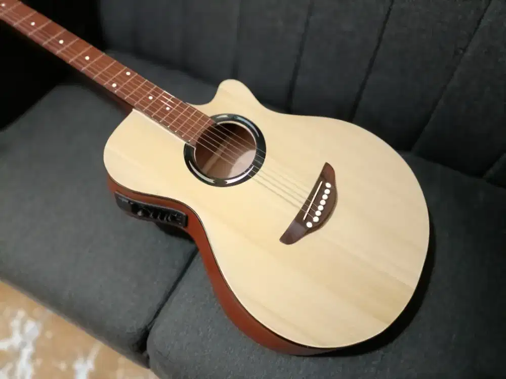 Gitar akustik elektrik Yamaha Apx baru siap antar cod bayar di tempat