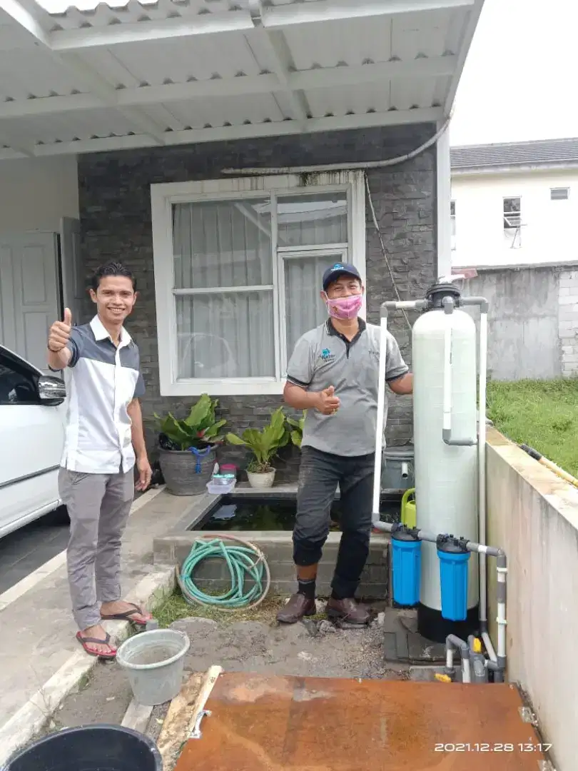 Alat filter saringan air pompa sumur bor tanah/PDAM PAM kuning keruh