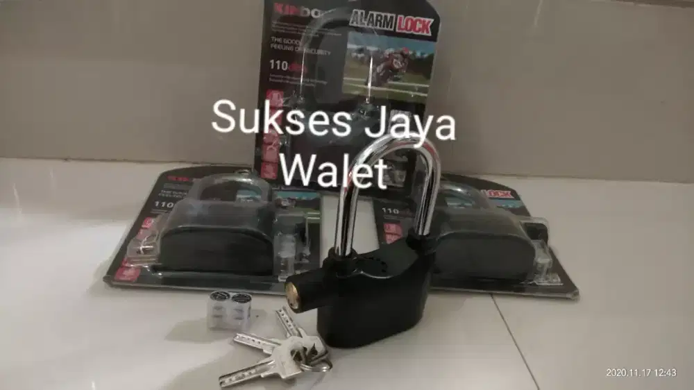 Gembok alarm anti maling