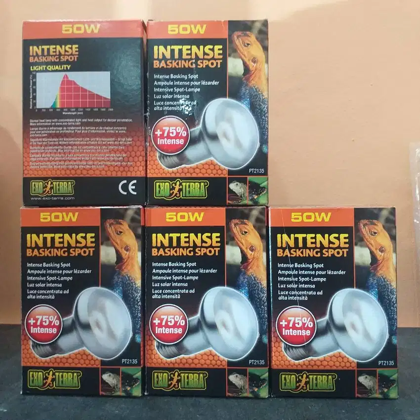 Lampu UVA Exoterra Intense Basking 50W