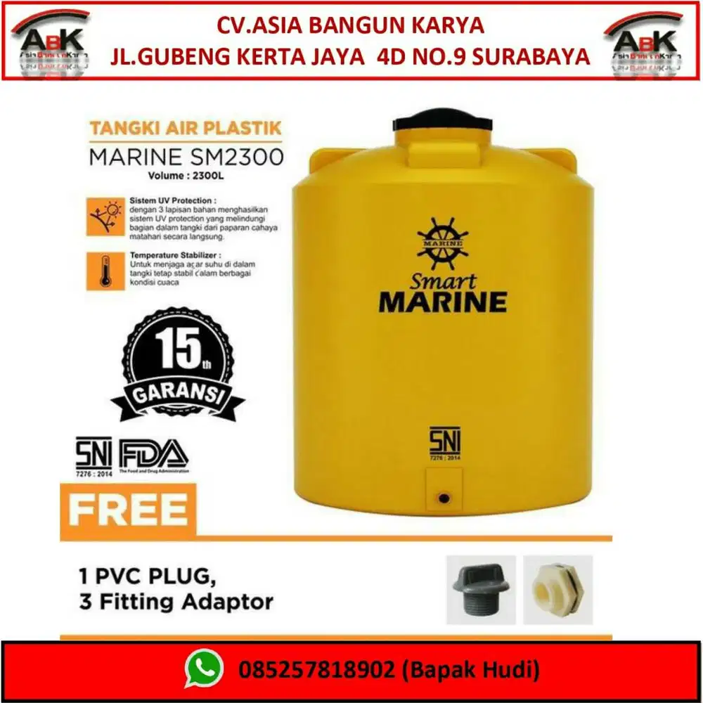 TANDON SMART MARINE PLASTIK 2300L