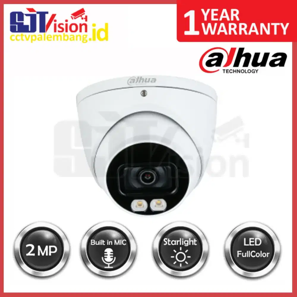 CCTV Indoor Camera Dahua Fullcolor + Audio 2MP