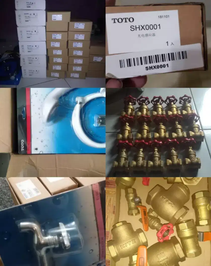 Jual beli sisa proyek valve ppr kran toto
