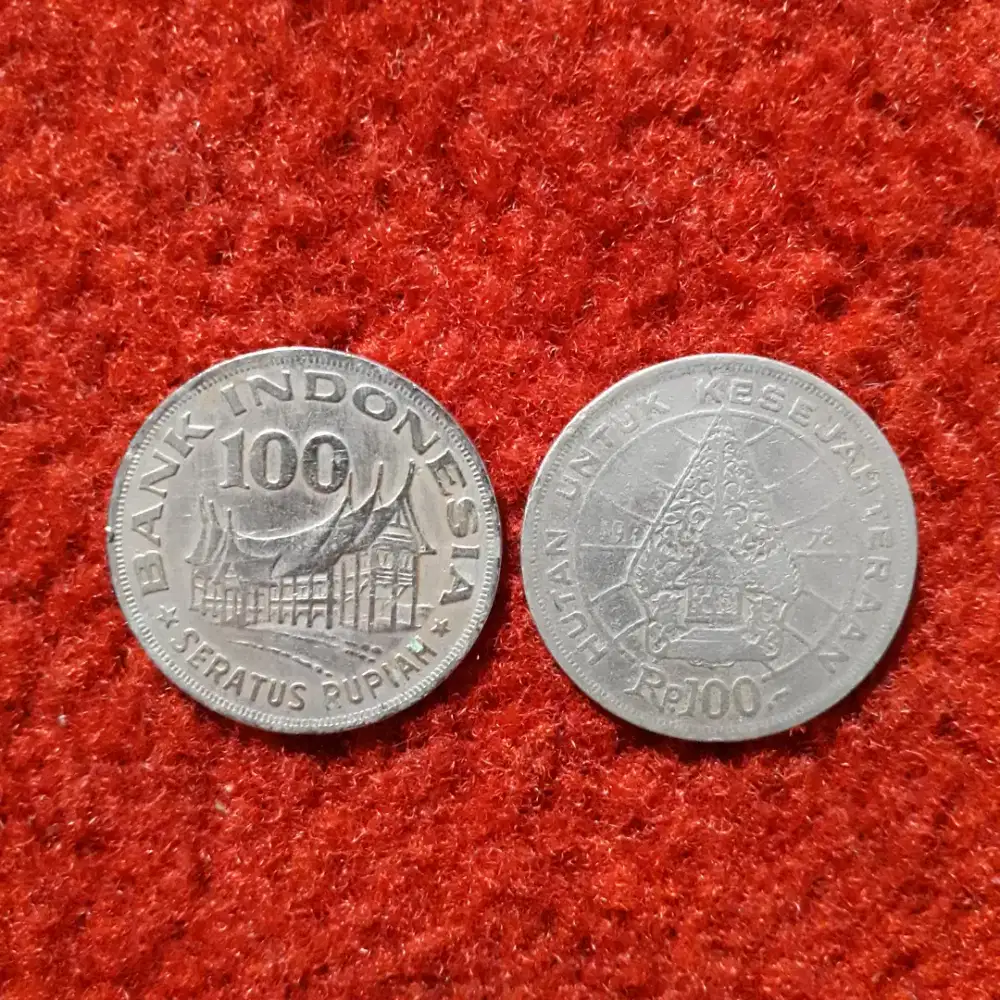 Uang Koin logam RI Rp. 100,- th. 1978