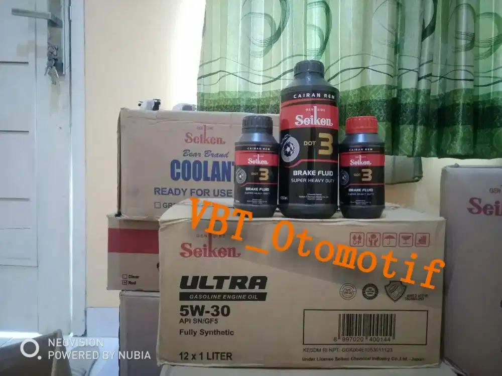 Brake Fluid SEIKEN Dot3 & Dot4 (cairan rem)
