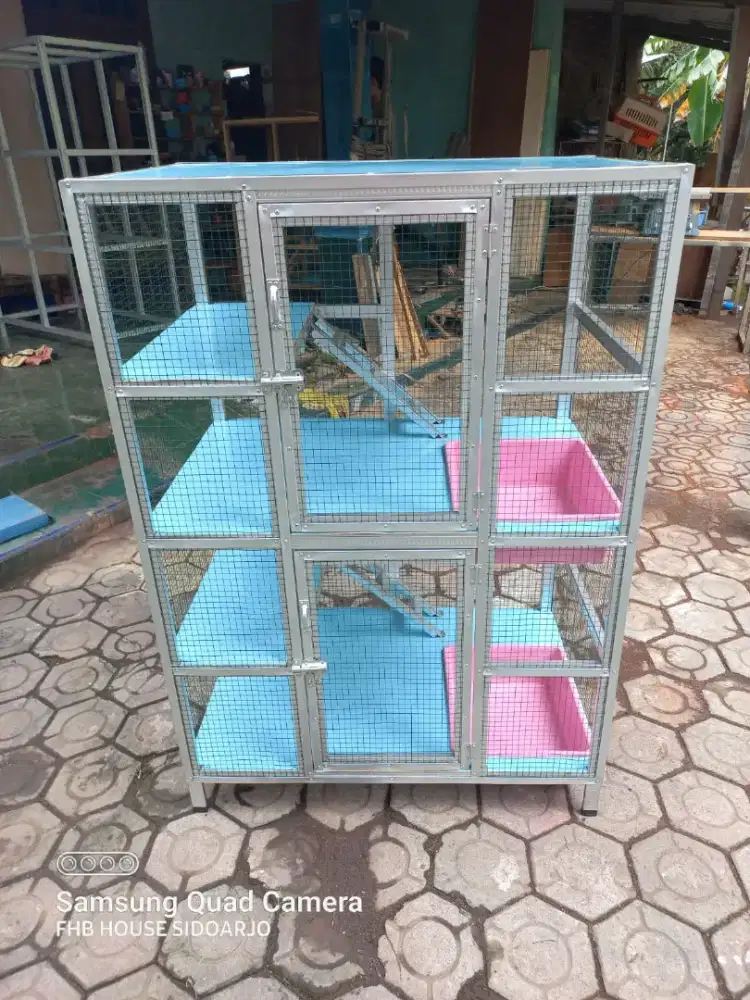 Kandang kucing galvalum kelinci iguan anti karat murah