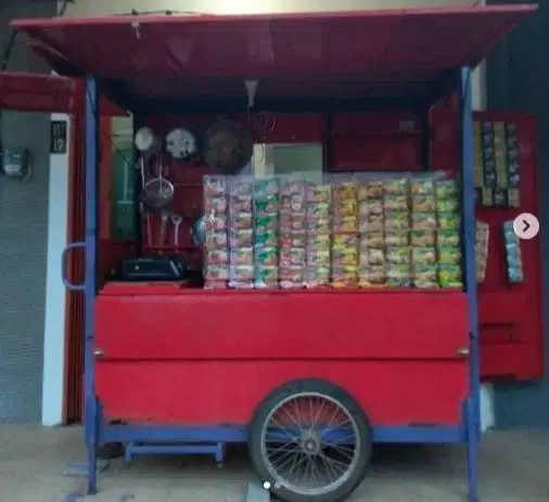 Jual gerobak warung