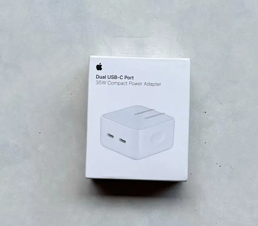 Power Adapter 35 Watt Dual USB-C Port Compact
