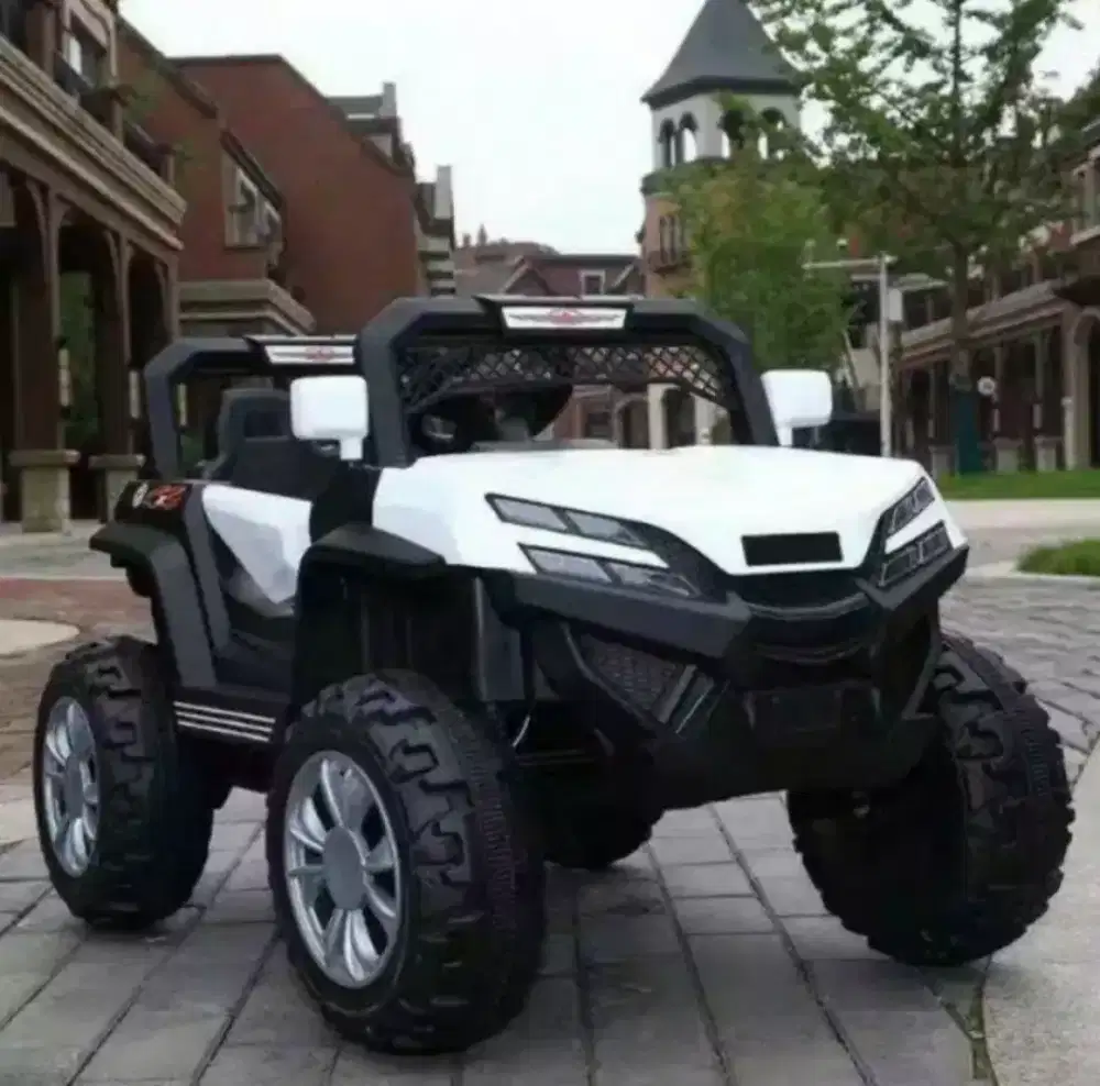 Sewa mainan anak motor dan mobil aki