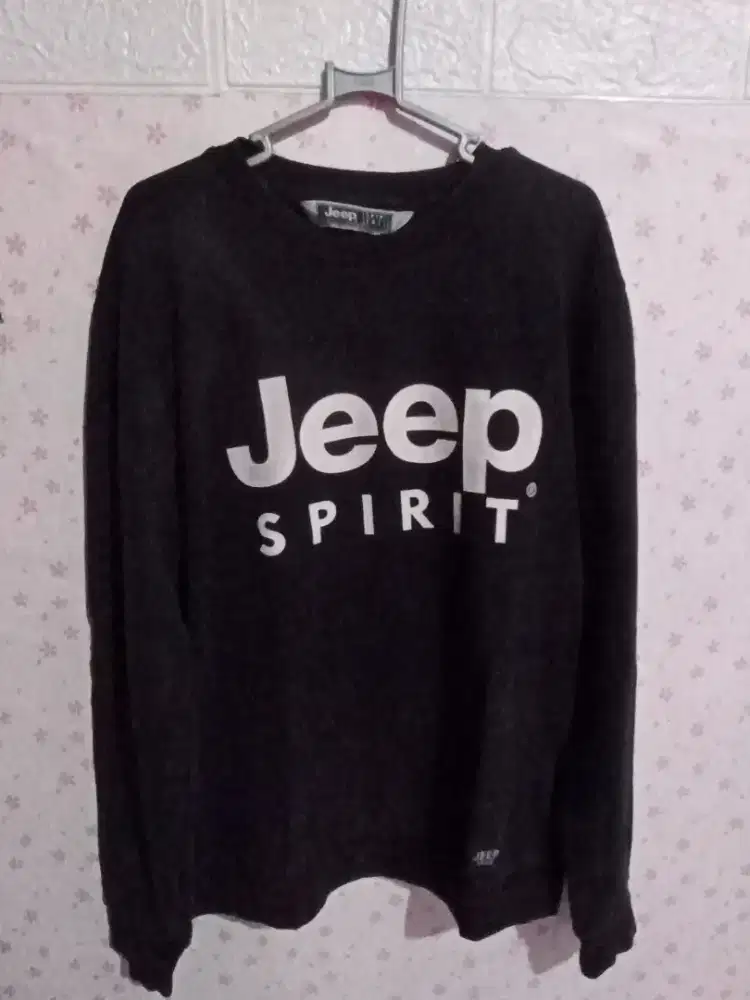 Crewneck Sweater Jeep Spirit Hitam
