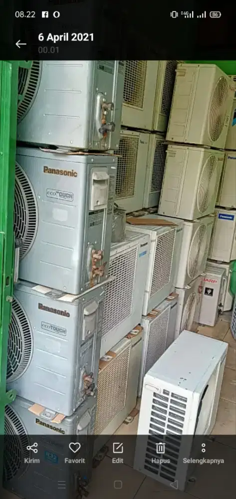 Jual AC second / baru terima tukar tambah