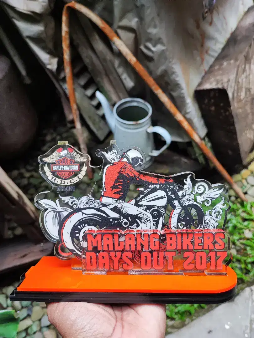Pajangan Unik Merchandise HDCI Malang Bikers Days Out 2017