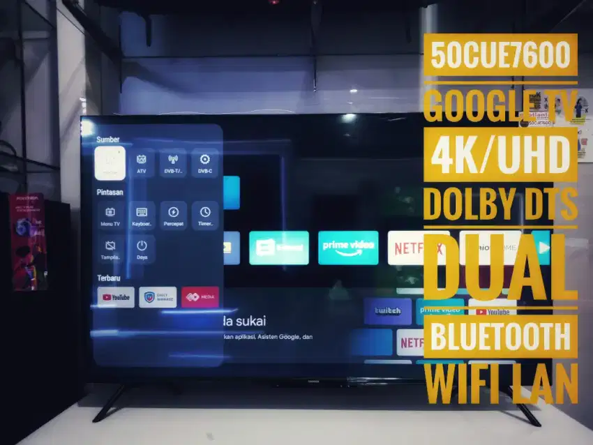 Coocaa 50'' Google TV (50CUE7600) 4K/UHD