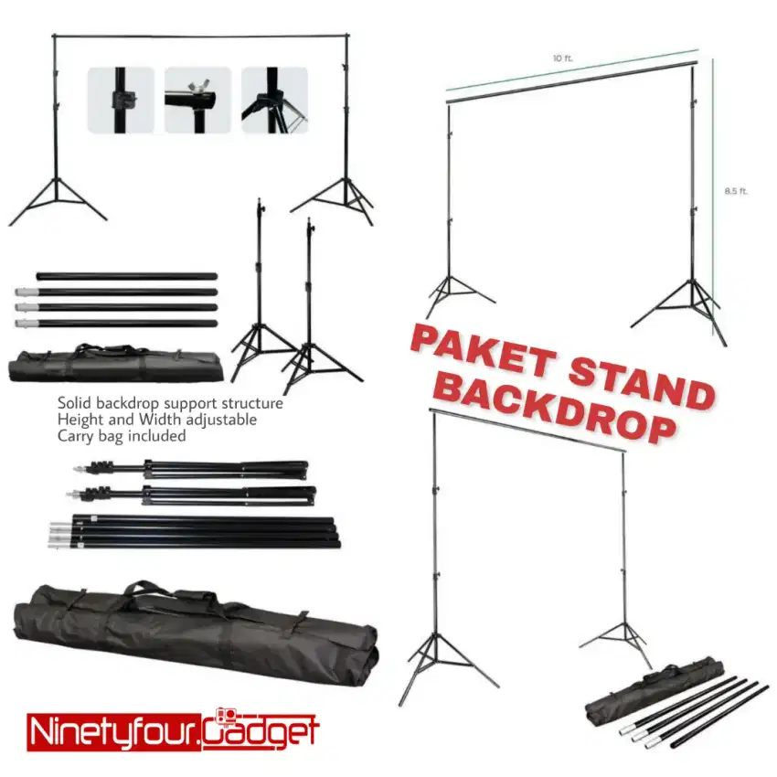 Paket Stand Backdrop