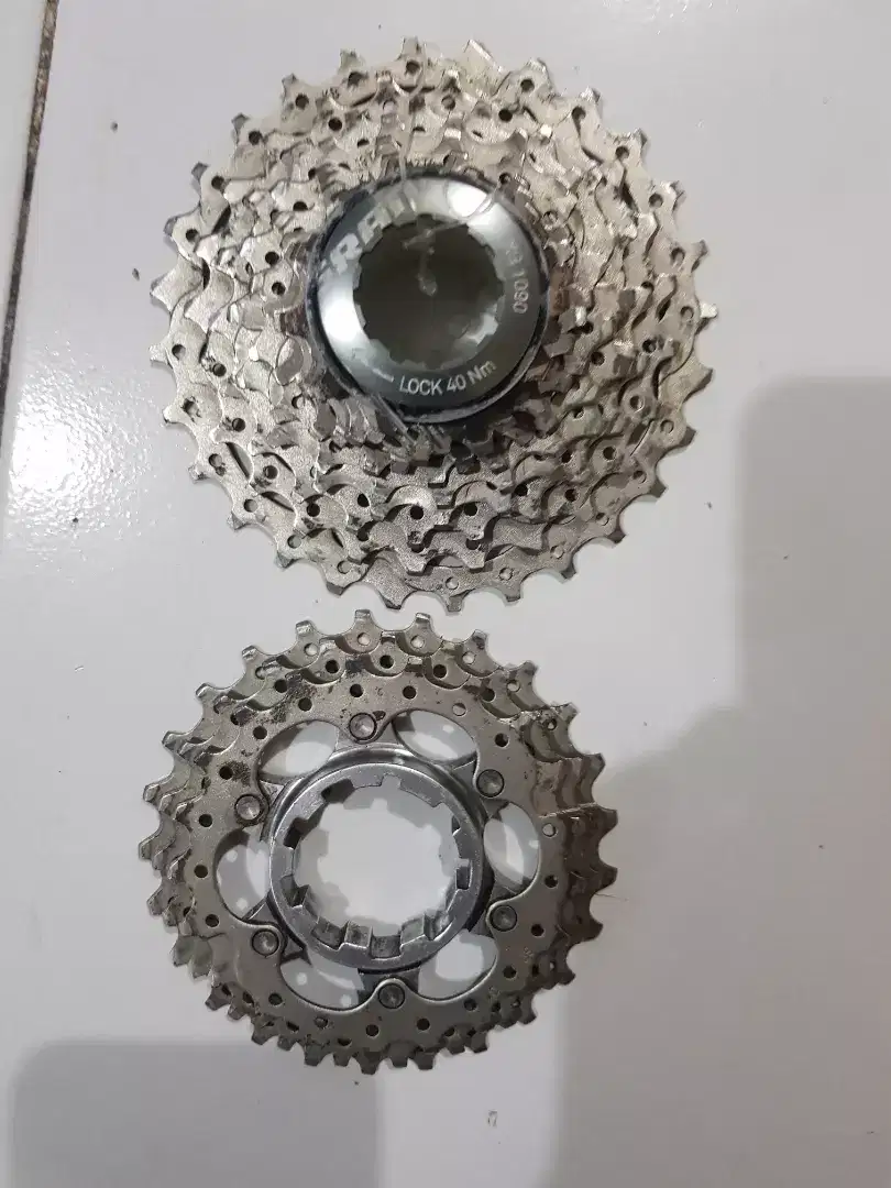 Dura Ace Spocket 11-25/11-28t+Rantai,Normal Siap Pakai