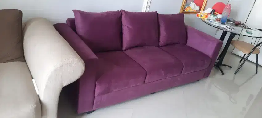 Sofa Minimalis Ruang Tamu 3 sheater cocok untuk ruang Tv dan apartemen