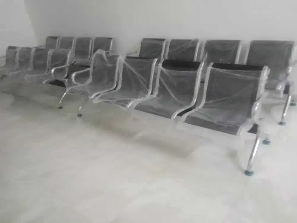 KURSI TUNGGU 4 DUDUKAN BARU COD FREE ONGKIR PASANG